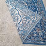 روفرشی ۶ متری رنگ آبی فیروزه طرح دریا - Image 4