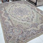 روفرشی ۱۲ متری رنگ نخودی طرح دیبا متوسط - Image 2