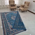 روفرشی ۶ متری رنگ آبی فیروزه طرح نایینی - Image 3