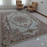 روفرشی 6 متری طرح دیبا رنگ کرم