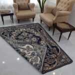 روفرشی ۳ متری رنگ سرمه ای طرح بهار - Image 3