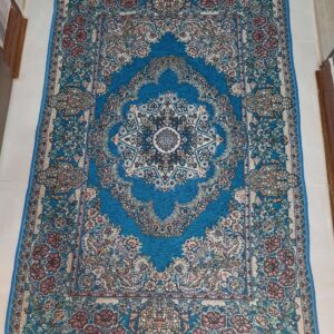 روفرشی 1/متری طرح حوض نقره رنگ آبی فیروزه