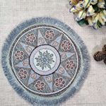 رومیزی زیرقابلمه قطر ۴۰ سانت رنگبندی متنوع - Image 7