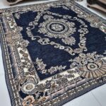 روفرشی ۳ متری رنگ سرمه ای طرح صدف - Image 3