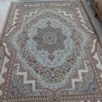 روفرشی ۹ متری رنگ کرم طرح باغ بهشت - Image 2