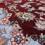 روفرشی ۳ متری رنگ زرشکی طرح نایینی - Image 3