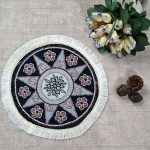 رومیزی زیرقابلمه قطر ۴۰ سانت رنگبندی متنوع - Image 12