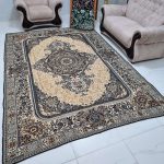 روفرشی ۶ متری رنگ سرمه ای طرح گلریز - Image 5