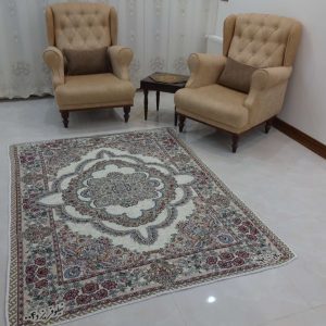 روفرشی3متری طرح حوض نقره رنگ کرم