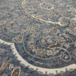 روفرشی ۶ متری رنگ طوسی طرح دریا - Image 4