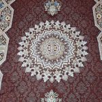 روفرشی ۱۲ متری رنگ زرشکی طرح ثمین - Image 2