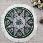 رومیزی زیرقابلمه قطر ۴۰ سانت رنگبندی متنوع - Image 4