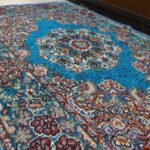 پادری رنگ آبی فیروزه طرح حوض نقره - Image 3