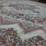 روفرشی ۶ متری رنگ کرم طرح باغ بهشت - Image 4