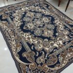 روفرشی ۳ متری رنگ سرمه ای طرح بهار - Image 2