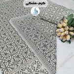 زیرسفره ۳ متری مخمل طرح فانتزی گل - Image 5