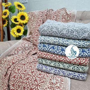 زیرسفره 3 متری طرح گل در رنگبندی متنوع زیر سفره 6 متری