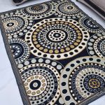 روفرشی ۳ متری رنگ سرمه ای طرح توپی - Image 5