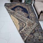 روفرشی ۶ متری رنگ سرمه ای طرح گلریز - Image 2