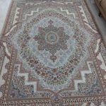 روفرشی ۶ متری رنگ کرم طرح باغ بهشت - Image 2