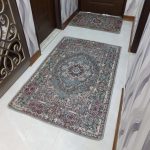 روفرشی ۱/۵ متری رنگ طوسی طرح حوض نقره - Image 4