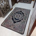 روفرشی ۱/۵ متری رنگ سرمه ای طرح حوض نقره - Image 2