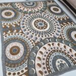 روفرشی ۳ متری رنگ طوسی طرح توپی - Image 3