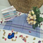 حوله دست یا دستمال خشک کن ۵۰ در ۷۰ دورحاشیه با رنگبندی بسته 2 تایی - Image 2