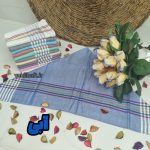 حوله دست یا دستمال خشک کن ۵۰ در ۷۰ دورحاشیه با رنگبندی بسته 2 تایی - تصویر 2