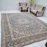 روفرشی 12 متری رنگ طوسی طرح نیکسیما کد 215 طرح سپیده مخمل شانل 2رو