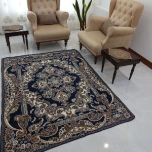 روفرشی3متری2رو رطح بهار کد نسترین 006 رنگ سرمه ای