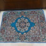 پادری رنگ آبی فیروزه طرح حوض نقره - Image 2