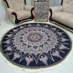 رومیزی گرد قطر 2 متر رنگ سرمه ای