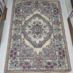 روفرشی کوچک 1.5 متری طرح حوض نقره رنگ نخودی