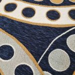 روفرشی ۳ متری رنگ سرمه ای طرح توپی - Image 2