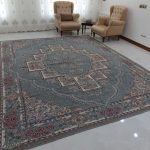 روفرشی 9 متری طرح حوض نقره رنگ طوسی