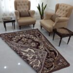 روفرشی ۳ متری رنگ زرشکی طرح بهار - Image 3