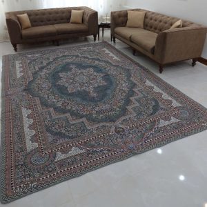 روفرشی 12 متری و 9 متری و 6 متری طرح باغ بهشت رنگ طوسی