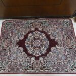 پادری رنگ زرشکی طرح حوض نقره - Image 2