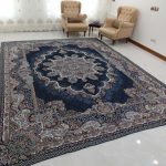 روفرشی 12متری طرح دیبا رنگ سرمه ای