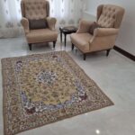 روفرشی 3متری ضخیم طرح نایینی رنگ نخودی