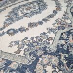 روفرشی ۱/۵ متری رنگ طوسی طرح حلقه - Image 5