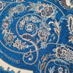 روفرشی ۶ متری رنگ آبی فیروزه طرح دریا - Image 3