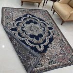 روفرشی ۳ متری رنگ سرمه ای طرح حوض نقره - Image 2