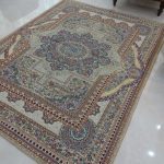 روفرشی ۳ متری رنگ نخودی طرح باغ بهشت - Image 3