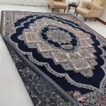 روفرشی ۶ متری رنگ سرمه ای طرح حوض نقره - Image 4