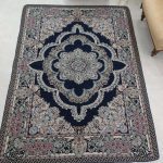 روفرشی ۳ متری رنگ سرمه ای طرح حوض نقره - Image 4