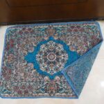 پادری رنگ آبی فیروزه طرح حوض نقره - Image 4