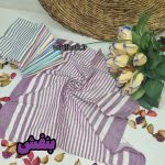 دستمال نظافت ۵۰ در ۵۰ خطی در رنگبندی بسته 2 تایی - تصویر 7