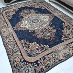 روفرشی ۳ متری رنگ سرمه ای طرح گلریز - Image 3